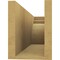 Ekena Millwork 6in. W x 8in. H x 24in. L Yorktown Woodgrain TimberThane Rafter Tail, Primed Tan RFTUR06X08X24YORRCPR - alternate 4